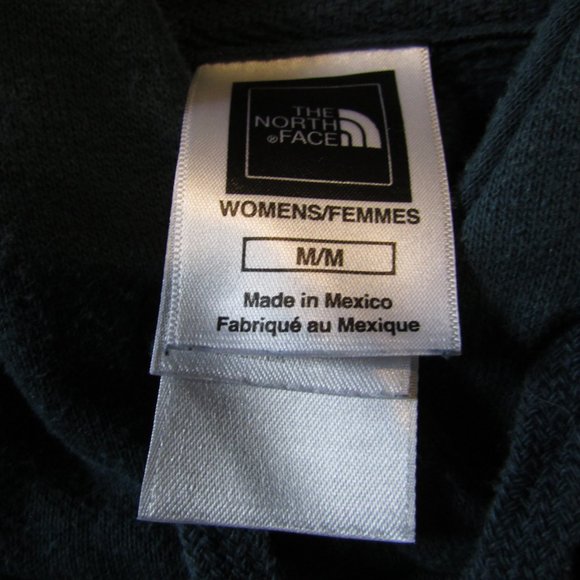 North Face Blue/Green Hoody with Pocket, Women's M - Picture 4 of 4